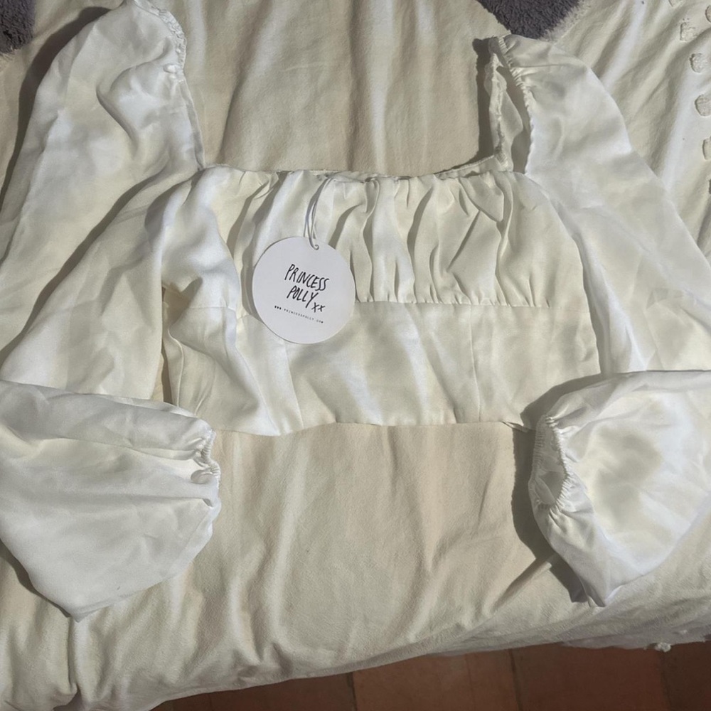 Princess Polly Ariah Long Sleeve Top in White